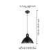 PRIDDY Lampa wisząca 43878 EGLO