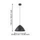 PODERE Lampa wisząca 900835 EGLO