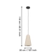 TOLLERIC Lampa wisząca 390363 EGLO