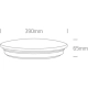 The LED Plafon Range 62026B/W ONE LIGHT