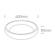 BLACK PLAFON LED 30W CCTV IP20 230V DIMMABLE 62134N/B/V ONE LIGHT