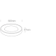 Greta 62182A/BGL/W plafon LED 50W/3000K ONE LIGHT