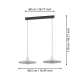 MINIERE Lampa wisząca 900834 EGLO