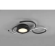 lafabryka.pl Lampa sufitowa LED czarna JIVE 623410232 TRIO