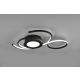 lafabryka.pl Lampa sufitowa LED czarna JIVE 623410232 TRIO