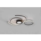 lafabryka.pl Lampa sufitowa LED czarna JIVE 623419232 TRIO