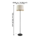 TABLEY Lampa podłogowa 43978 EGLO