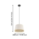 TABLEY Lampa wisząca 43975 EGLO