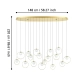 PORTOCOLOM Lampa wisząca 390348 EGLO