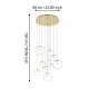 PORTOCOLOM Lampa wisząca 390345 EGLO