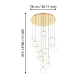 PORTOCOLOM Lampa wisząca 390346 EGLO