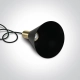 lafabryka.pl Tala 63122/BBS ozdobny zwis w kolorze czarnym+mosiądz mat E27 10W ONE LIGHT