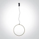 BLACK RING 40cm 20W WW IP20 230V DIMMABLE 63152A/B/W ONE LIGHT