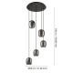 CIAMPINO Lampa wisząca 901194 EGLO