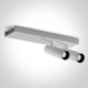 WHITE 2x5W WW IP20 230V 65004B/W/W ONE LIGHT