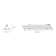 Reflektor High Power Linear Track Light 65168T/W/W ONE LIGHT