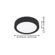 FUEVA 6 Plafon LED 7,5W 2700/4000/6500K czarny okrągły / oprawa natynkowa 901297 EGLO