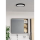 FUEVA 6 Plafon LED 14,2W 2700/4000/6500K IP44 czarny okrągły / oprawa natynkowa 901326 EGLO