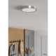 FUEVA 6-Z Plafon LED 11,2W RGB+TW IP44 nikiel mat okrągły / oprawa natynkowa 901381 EGLO