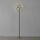 CASTELPOTO Lampa podłogowa LED mosiądz/czarna 2000lm 3000K 901973 EGLO