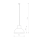 Lampa wisząca WORKS BLACK 6613