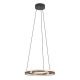 MEZZOMONTE Lampa wisząca LED CCT / ściemnialna Brąz Ø48cm 901826 EGLO