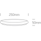 The LED Slim Plafon Range Round 67366E/W/W ONE LIGHT