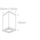 lafabryka.pl The GU10 Outdoor Cubes Die cast 67426D/BR ONE LIGHT