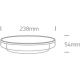 Indoor/Outdoor Light Points 67478/B/W ONE LIGHT