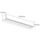 67526A3/W/W WHITE WALL 13W WW IP65 230V One Light