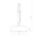 Lampa wisząca  VIVIANE WHITE 6772