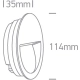Oprawa wpuszczana Outdoor Dark Light Wall Recessed Die cast 68068/AN/W IP65 ONE LIGHT