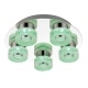 lafabryka.pl Plafon RITA 5LT FLUSH RGB REMOTE 68913 ENDON