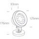 lafabryka.pl The LED Underwater Range Stainless steel 69064B/W ONE LIGHT