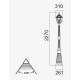 Lampa stojąca LONDON - SOLAR 6951301189 LUTEC