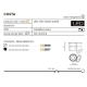 Plafon Kinkiet Costa (black/black) AZ2857 AZZARDO