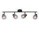 lafabryka.pl Lampa sufitowa black 4xE14 spot BJORN 77979/04/30 Lucide