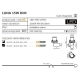 Oprawa stropowa Luna 15W Dim (white/black) AZ2828 AZZARDO