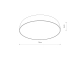 Plafon sufitowy SATELLITE L BLACK 8021 Nowodvorski