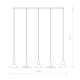 lafabryka.pl Lampa wisząca HERMANOS V black-solid brass 8032 Nowodvorski