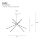 lafabryka.pl SPIDER P0412 LAMPA WISZĄCA MaxLight