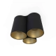 lafabryka.pl Plafon EYE TONE III BLACK/GOLD 8092 Nowodvorski