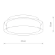lafabryka.pl Plafon PAN LED M 8174 Nowodvorski 35cm IP44