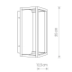 lafabryka.pl Kinkiet SYMMETRY LED IP54 8176 Nowodvorski