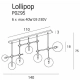 Lollipop Lampa wisząca P0295 MaxLight