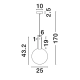 Lampa wisząca JAVIER LE44478
