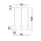 Lampa wisząca MOCHE LE44342