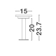 Lampa stojąca ALONVIA LE75154