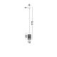 Lampa wisząca DONZUELA LE75145