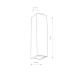 Kinkiet LENS LED BLACK 9112 Nowodvorski IP54